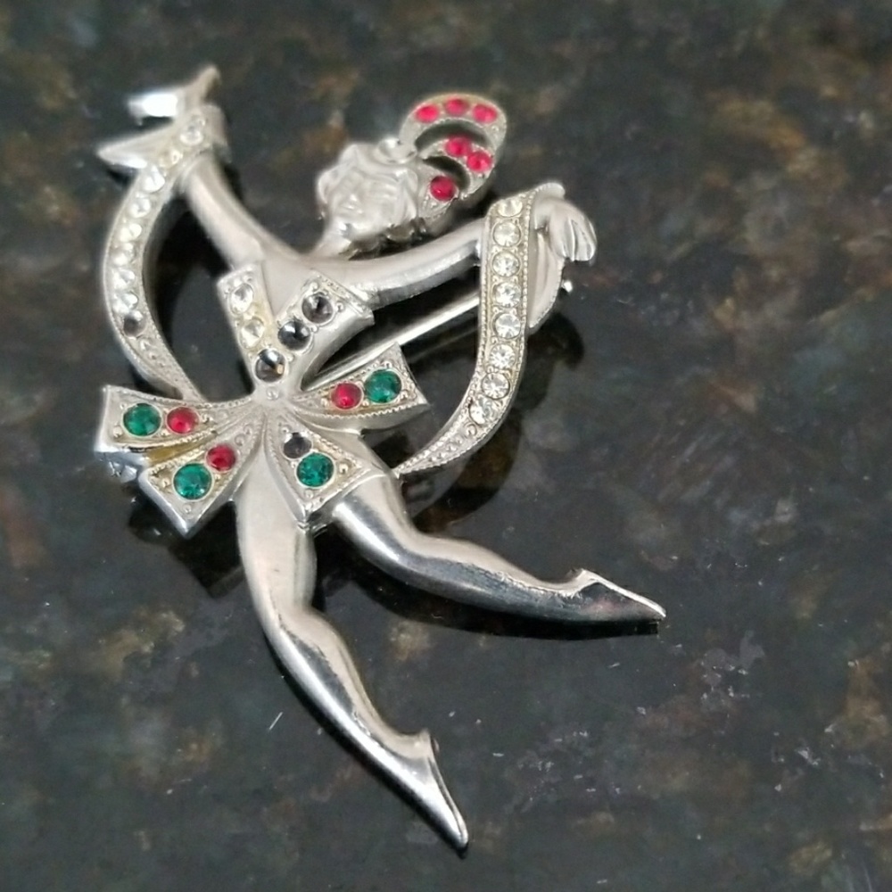 Vintage Showgirl Pin